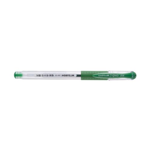Zselés toll 0,38mm, Uni UM-151, írásszín zöld