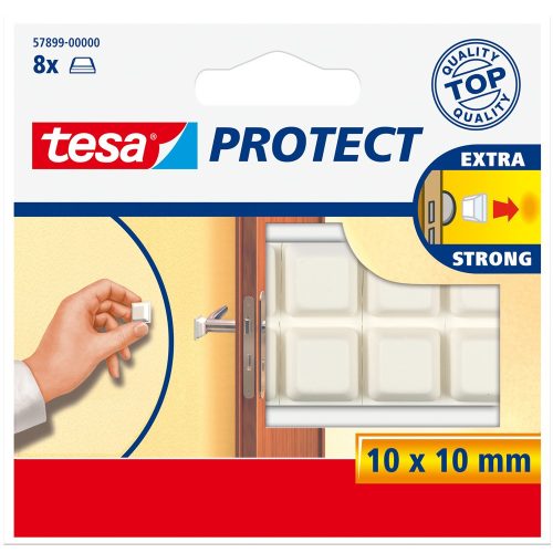 Védőütköző 10x10mm 8 db/csomag, Tesa fehér