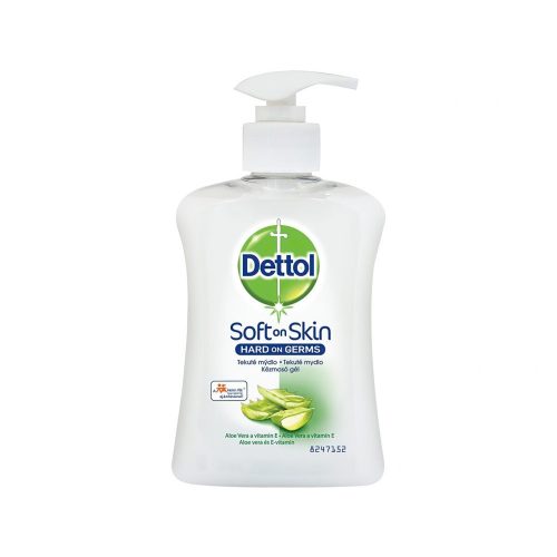 Kézmosó gél pumpás 250 ml Dettol Hidratáló Aloe Vera & Milk Protein