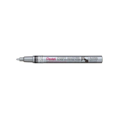 Lakkmarker 1,5mm, kerek Pentel ezüst