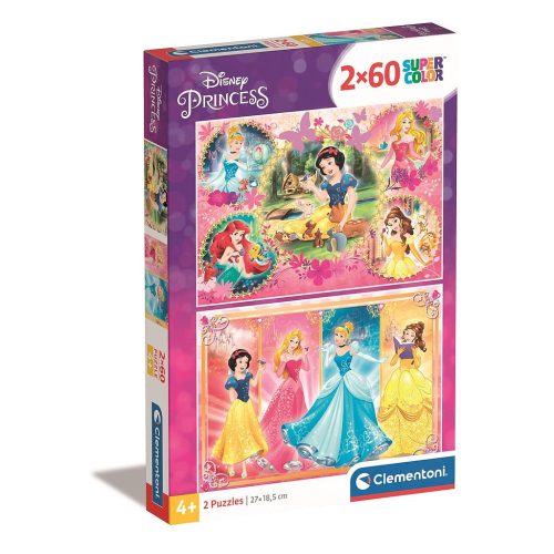 Disney Hercegnők Doers 2x60 db-os puzzle Clementoni