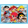 DC Super Hero Mini-mates 4 az 1-ben puzzle Clementoni