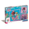 Disney Hercegnők Junior Ariel 3x48 db-os puzzle Clementoni