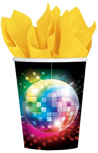 Disco Fever papír pohár 8 db-os 250 ml