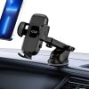 Tech-Protect műszerfalra / szélvédőre helyezhető PDA/GSM autós tartó            -Tech-Protect Universal Windshield Dashboard Car Mount V3W-D/B - fekete