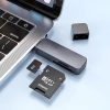 HOCO SD/microSD USB mermóriakártya-olvasó  - HOCO HB45 OTG 2in1 Card Reader -   fekete/szürke