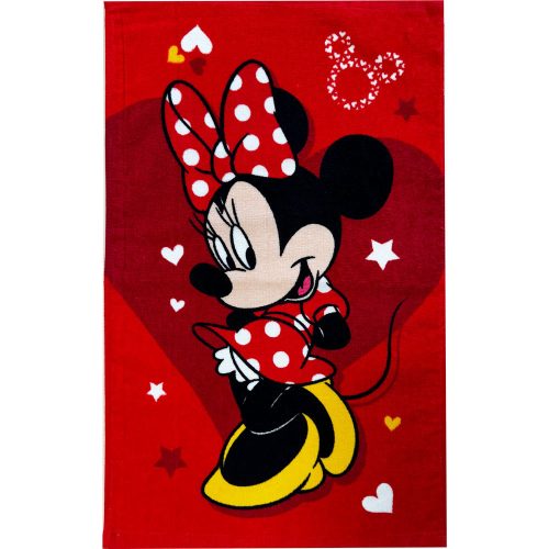 Disney Minnie Pretty in red kéztörlő, arctörlő, törölköző 30x50cm