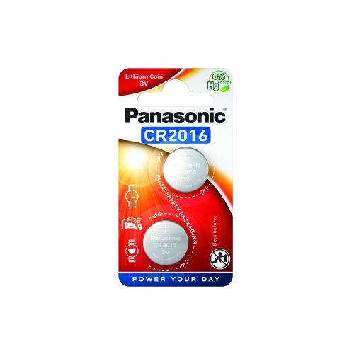 Panasonic CR2016 3V lítium gombelem 2db/csomag