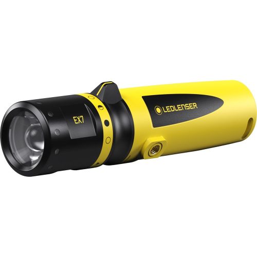 LEDLENSER EX7 Robbanásbiztos ATEX lámpa 200 lm, CRI65, 0/20 zóna, 3xAA