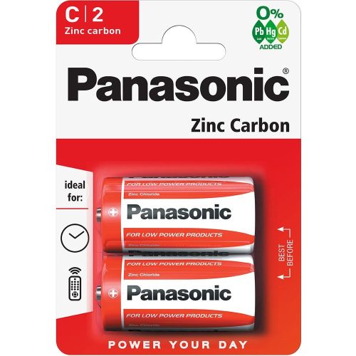 Panasonic RedZinc R14RZ/2BP C/baby cink-mangán tartós elem 2 db/csomag