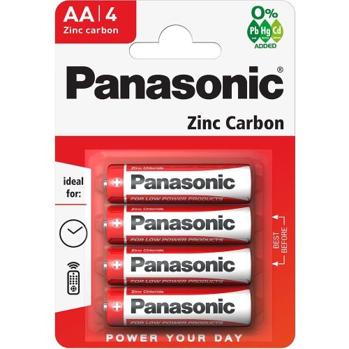 Panasonic RedZinc R6RZ/4BP AA/ceruza cink-mangán tartós elem 4 db/csomag