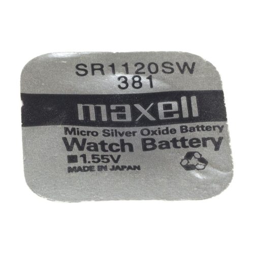 Maxell SR1120W 1,55V ezüst-oxid gombelem 1db