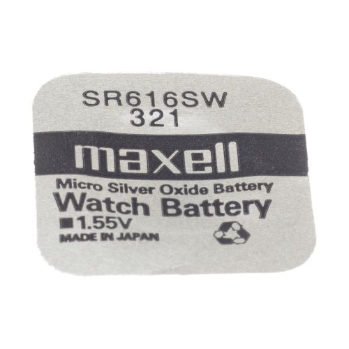 Maxell SR616SW 1,55V ezüst-oxid gombelem 1db