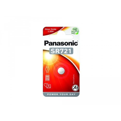 Panasonic SR-721 1,55V ezüst-oxid óraelem 1db/csomag