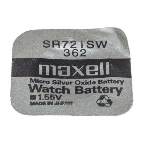 Maxell SR721SW 1,55V ezüst-oxid gombelem 1db