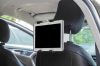 Maxlife univerzális fejtámlára szerelhető telefon/tablet autós tartó - Maxlife  MXTH-01 Car Tablet Holder - fekete