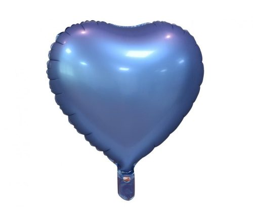 Matt Violet Heart, Lila szív fólia lufi 37 cm