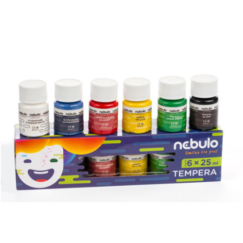 Tempera Nebuló 25 ml tégelyes 6 db-os klt,