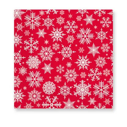 Karácsonyi Snowflakes szalvéta 20 db-os 33x33 cm