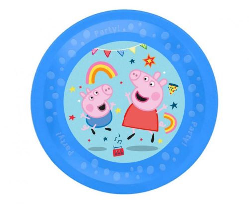 Peppa malac Messy Play micro prémium műanyag lapostányér 21 cm