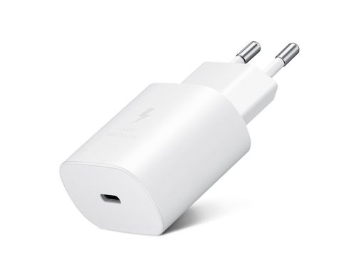 Samsung gyári USB hálózati töltő adapter Type-C bemenettel - 25W - EP-TA800EWE  PD.3.0 Super Fast Charging - fehér (ECO csomagolás)