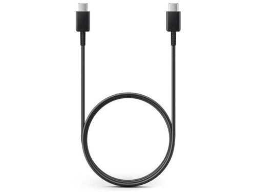 Samsung gyári USB Type-C - USB Type-C adat- és töltőkábel 100 cm-es vezetékkel -EP-DA905BBE - fekete (ECO csomagolás)