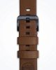 Samsung Galaxy Watch 4 / 5 / 5 Pro / 6 valódi bőrből készült óraszíj -          StrapStudio Essex - 20 mm - barna