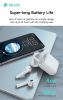 Devia TWS Bluetooth sztereó headset v5.3 + töltőtok - Devia Kintone Series TWS  Earphone Full-Functional Type-C - fehér