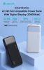 Devia Smart Series Digital Display PD 20W powerbank - 10.000 mAh - fehér