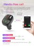 Devia Bluetooth FM-transmitter / szivargyújtó töltő - 2xUSB QC3.0 +             MP3/WMA/WAV/Flac + Pendrive/TF-kártyaolvasó - Devia Smart Series - fekete