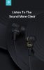 Devia sztereó felvevős fülhallgató - 3,5 mm jack - Devia Smart Series Dual      Speakers Wired Earphone - fekete