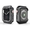 Apple Watch ütésálló védőtok - Devia Sport Series Shockproof Case For iWatch  - 41 mm - fekete/átlátszó