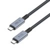 Tech-Protect USB Type-C - USB Type-C adat- és töltőkábel - Tech-Protect         Ultraboost USB 4.0 / 8K / 40 Gbps / PD240 Cable - 240W - szürke