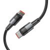 Tech-Protect USB Type-C - USB Type-C adat- és töltőkábel 3 m-es vezetékkel -    Tech-Protect Ultraboost PD100 Cable - 100W - fekete