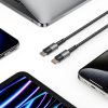 Tech-Protect USB Type-C - USB Type-C adat- és töltőkábel 3 m-es vezetékkel -    Tech-Protect Ultraboost PD100 Cable - 100W - fekete