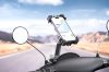 XO univerzális motorkerékpár visszapillantó tükörre szerelhető telefontartó     4,0-7,6 '' méretű készülékekhez - XO C118 - fekete